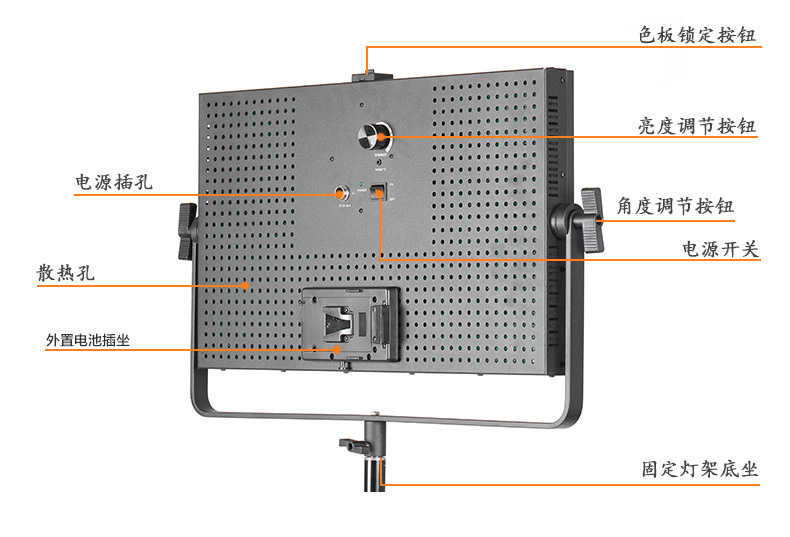 Tolifo圖立方GK-3200HS極光LED影視燈200W單調(diào)光 Tolifo圖立方GK-3200HS極光LED影視燈200W單調(diào)光